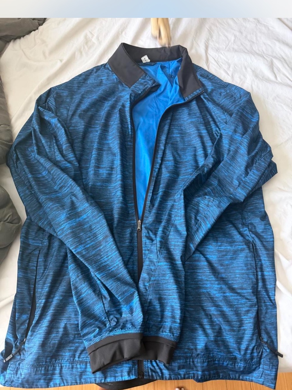 Men's lululemon Blue Heathered Full-Zip Jacket